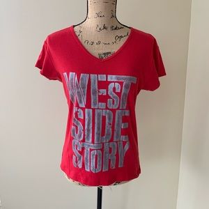 West Side Story red t shirt